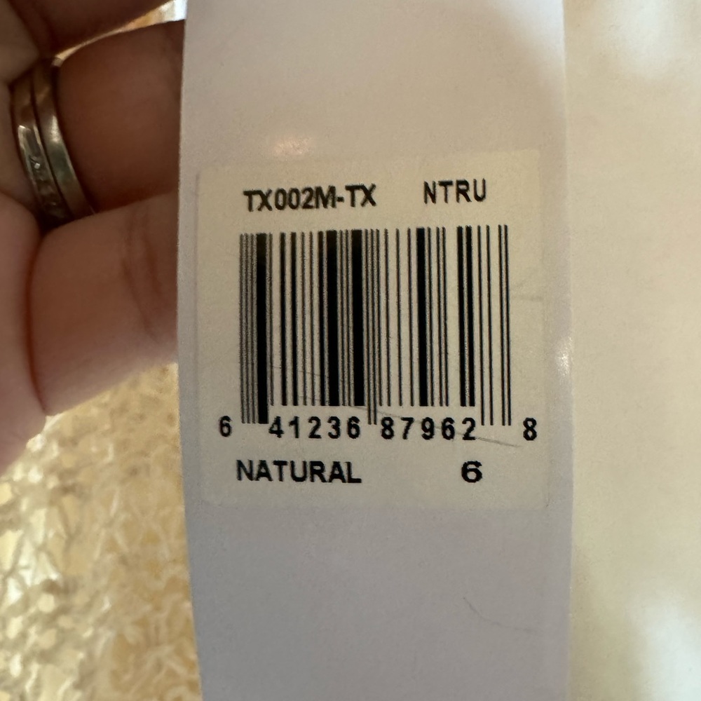NWT- London Times Crochet Sleeveless Sheath Dress in Natural with Fringe Hem 6 - Picture 6 of 13